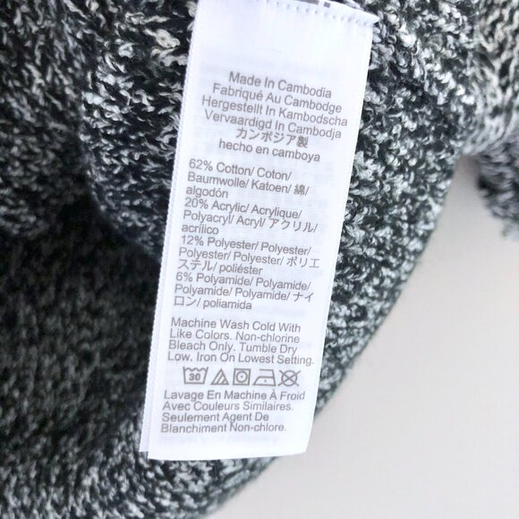 NWT J.Crew Short-sleeve Fringe Lady Cardigan Sweater Black - Picture 5 of 5